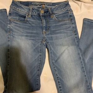 American eagle light wag jeggings